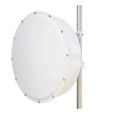 TXP-4965-30PB2-KIT - Antena direccional de alta resistencia, Ganancia 30 dBi, (4.9 -6.5 GHz), Plato hondo para mayor inmunidad al ruido, Conectores N-Hembra, Montaje y radomo incluido