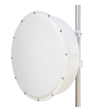 TXP-4965-30PB2-KIT - Antena direccional de alta resistencia, Ganancia 30 dBi, (4.9 -6.5 GHz), Plato hondo para mayor inmunidad al ruido, Conectores N-Hembra, Montaje y radomo incluido
