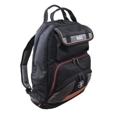 55475 - Mochila para Herramientas / 35 Bolsillos / Tela Balística 1680D / Interior Naranja / Base Resistente Texturizada