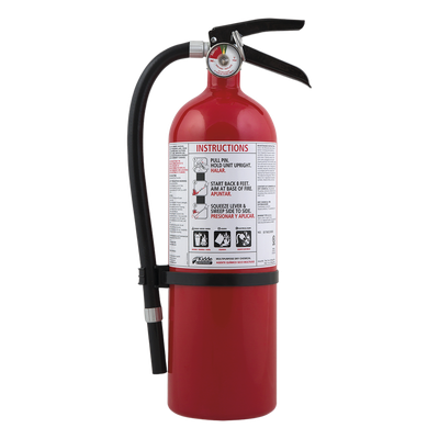 FX340GW - Extintor desechable / Garage-Workshop / Polvo químico ABC / 5.5 lb / UL 3-A,40-B:C / Cilindro blanco / Paquete 4