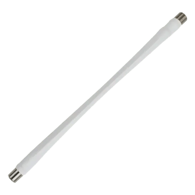 951182 - Jumper Coaxial / 25.4 cm (10 pulgadas) / Conectores F Hembra / 75 Ohm / Diseño Plano / Color Blanco