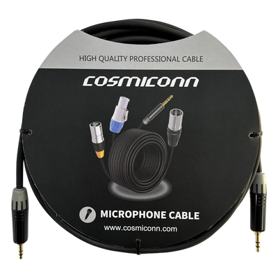 CMC220AS-TP-TP-5-BG1 - Cable de Audio Estéreo / 3.5mm a 3.5mm / 5m (16.4 pies) / Conectores MTP3C-BG / Nylon Trenzado