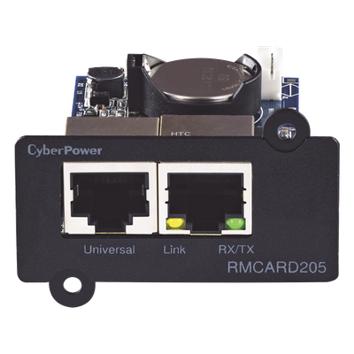 RMCARD205 - CyberPower RMCARD205 UPS Tarjeta de gestión de red Negro, Azul Si Si
