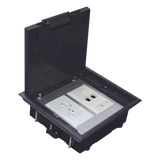 TH-CP-2M - Caja de Piso / 2 Módulos Universales / ABS y Acero Galvanizado / 1.957 kg / EIA/TIA-569-A