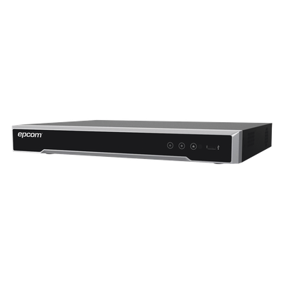 EV-8004TURBO-D - DVR 4 Canales TurboHD + 4 Canales IP/ 8 Megapixel/ Acusense/ Audio por coaxitron / 1 Bahía de Disco Duro /4 Entradas de Alarma / 1 Salida de Alarma / H.265+