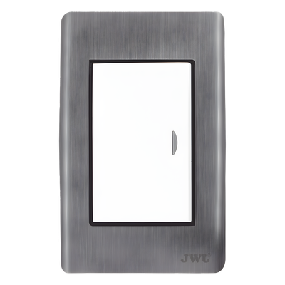 JTL-E7501 - Apagador Sencillo de 10 A 127 V CA ~ 60 Hz / Placa de Acero.