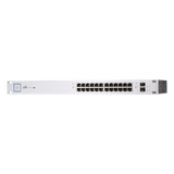 US-24-500W - Switch PoE UniFi capa 2 Administrable de 26 puertos Gigabit (24 eth PoE y 2 SFP) 802.3 af/at / Pasivo 24V, 500 Watts, throughput de 38.69 Mpps