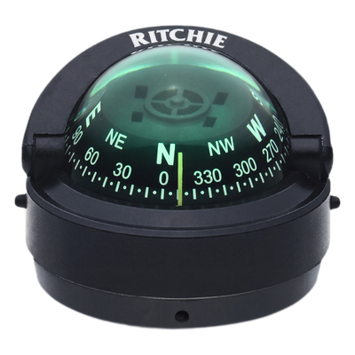 S-53 - Brújula Marítima / Dial 70 mm / Iluminación Nocturna Verde / DirectiveForce Magnets / Montaje en Bracket / 100% Reparable