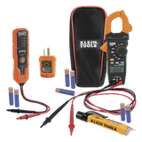 CL120VP - Kit de Prueba Eléctrica / Multímetro de Gancho CA / Detector de Voltaje 12-1000 VCA / Probador de Tensión 12-240 VCA / Analizador de Cableado / CAT III 600 V