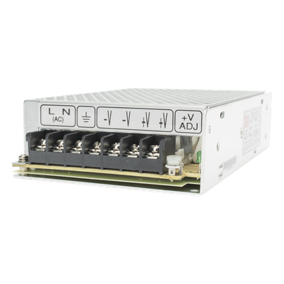 RS-100-24 - Fuente de Poder Conmutada / 100W / 24Vcc / 4.5A / Entrada 100-240VCA / 3.18 x 1.49 x 6.26 pulgadas