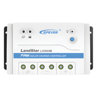 LS-3024-B - Controlador de Carga Solar PWM / 30 A / 12/24 VCC Auto / RS-485 / Baterías Gel-AGM-Selladas / Parámetros Configurables