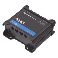 RUT901 - Router Industrial LTE 4G / 150 Mbps Cat 4 / 4 Puertos Ethernet / WiFi 2.4 GHz / Doble SIM / Montaje DIN / -40°F a 167°F