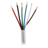 LP618W/1000 - Cable para Alarma / 6 Conductores / 18 AWG / CMR Riser / 305 m (1000 ft) / Blanco