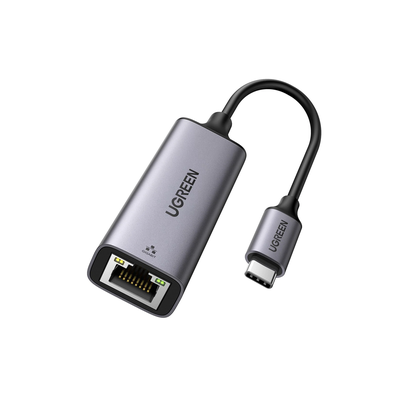 50737 - Adaptador de Red / USB-C 3.1 a RJ45 / 5 Gbps / 10/100/1000 Mbps / Thunderbolt 3 / Cable 10 cm (0.33 ft)