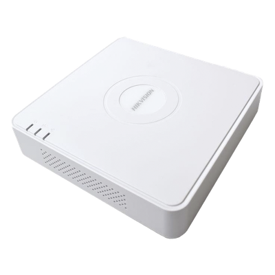 DS-7104NI-Q1/4P(D) - NVR IP / 4 Canales / 4 Puertos PoE / H.265+ / 4K HDMI / 1 Bahía HDD 6 TB