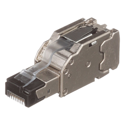 FPS6X88MTG - Plug RJ45 Blindado / Terminación en Campo / Cat5e/Cat6/Cat6A / 22-26 AWG / -40 a 85°C / Color Plata