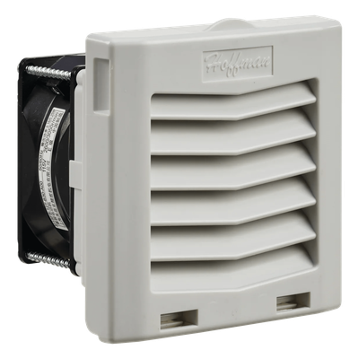 HF0416414 - Ventilador con Filtro de Montaje Lateral / 21 CFM (36 m³/h) / 115 Vca / Click-Fit / Rejilla con Bisagra / 4"