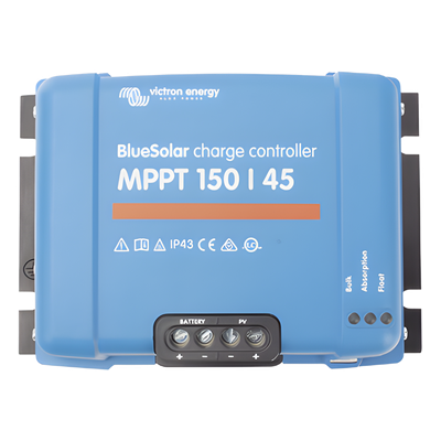 BSMPPT150/45 - BlueSolar MPPT 150/45. Controlador Solar MPPT 45A, Voltaje Selección Automática: 12/24/36/48 Vcc.