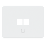 UACC-WP-KEYSTONE-H-2P - Placa de Pared Keystone / 2 Puertos / Horizontal / Superficie Pintable / 4.4 x 3.2 x 0.12 in / Paquete 4 Piezas
