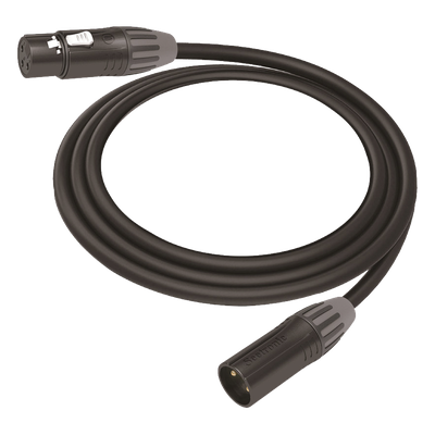 CMC-MF3-MM3-L-1M - Cable XLR 3 Polos / Hembra-Macho / Carcasa Metálica / Contactos Dorados / 1 m (3.28 ft)
