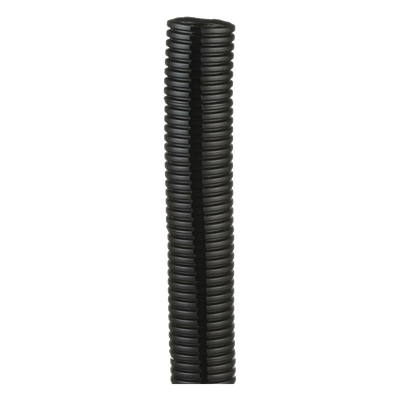 CLT125F-L20 - Tubo Corrugado Abierto / 1.25 in (31.8 mm) Diámetro / 15.2 m (49.9 ft) Largo / Polietileno Negro / UL 94 HB