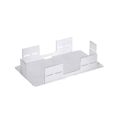 FSTHE - Soporte de Apilamiento / 1-4 Charolas Empalme / Aluminio / 115.9x204.8x44.8 mm / 4.6x8.1x1.8 in / RoHS / Gris