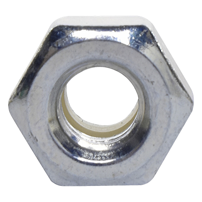 STUERCASEG12 - Tuerca de seguridad / Galvanizada electrolítica / 1/2 pulgada / Hexagonal / Acero de alta resistencia