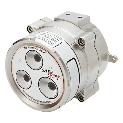 SF-200SX - Detector de Flama IR3 / Triple Sensor Infrarrojo / Alcance 60 m (196.9 ft) / Campo de Visión 90° / IP67 / A Prueba de Explosión / Aluminio o Acero Inoxidable