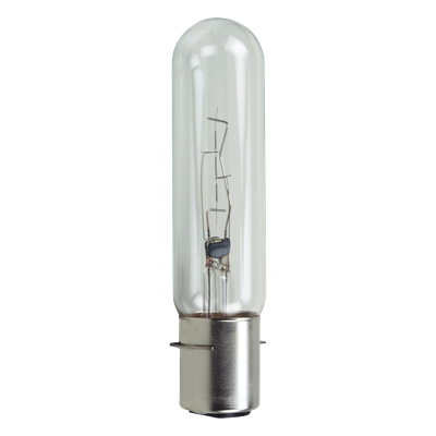 0342-024-CLR - Bombilla de preenfoque transparente de 24 Vcd de tamaño mediano