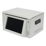 XMRA8-R3 - Estación de Descarga para Body Cam / 8 Puertos / Pantalla Táctil 10 Pulgadas / Ethernet 1000 Mbps / Almacenamiento 36 TB / Android Integrado