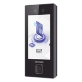 DS-K1T344MBWX-QRE1 - Terminal de Control de Acceso Facial / Lector QR Físico / 3,000 Rostros / Pantalla Táctil 4.5" / PoE y Wi-Fi / IP65
