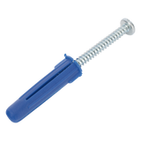 TP-3-KIT - Kit de Fijación / 6 Taquetes de Expansión Doble 2" (50.8 mm) / 6 Tornillos 12 mm x 2" (50.8 mm) / Carga 140 kg / Azul