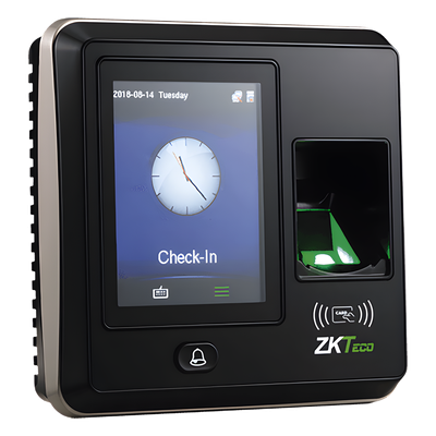 SF-300 - Terminal de Control de Acceso / 1,500 Huellas / Pantalla 2.8" / TCP/IP y USB / Wiegand 26 bits / 105 x 105 x 32 mm
