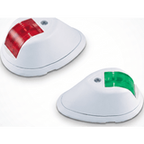 0254-W00-DP1 - Set de Luces de Navegación Verticales Rojo / Verde con Carcasa en Color Blanco para Embarcaciones a Motor de Menos de 20 Metros
