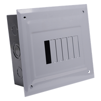 C2Q06E - Centro de Carga Empotrable / 06 Polos / 60 A / 1 Fase 3 Hilos / 120/240 V AC / 10 kA / 205x185x75 mm (8.1x7.3x3.0 in)