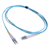 FJ2-LCLC5L-01AQ - Jumper de Fibra Óptica Multimodo 50/125 OM3 / LC-LC Duplex / OFNR / Aqua / 1 Metro (3.28 Pies)