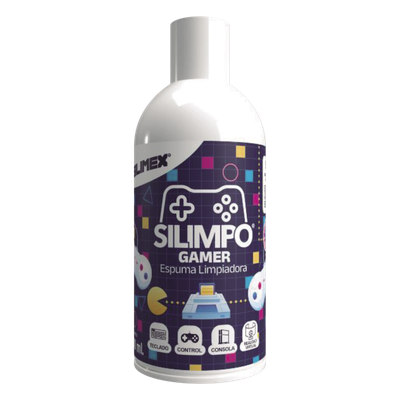 SILIMPO-GAMER - Espuma de Limpieza / Anti-Estática / Protección UV / Aroma Chicle / Gaming
