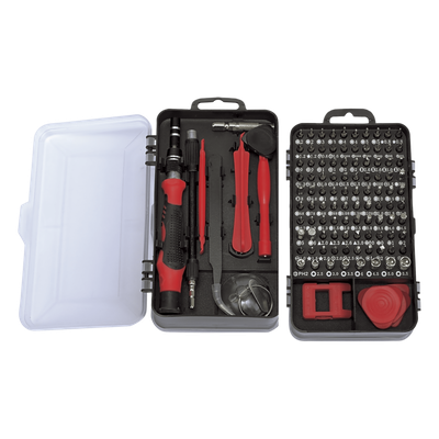 PST-H020-04 - Juego de Reparación Electrónica / 115 Piezas / 98 Puntas de Precisión / Acero Cr-V / Estuche de Almacenamiento