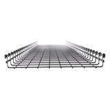 CH-54-400EZ - Charola Tipo Malla / 54 mm Peralte / 400 mm Ancho / 3 m (9.84 ft) / Electro Zinc / 344 Cables Cat6