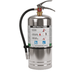 WC6L - Extintor de Agente Químico Líquido / Especializado Fuegos Clase K / Capacidad 6 L (1.6 gal) / UL / ULC / Acero Inoxidable y Latón