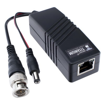 TT4816PVTURBOTX - (TRANSCEPTOR) TRANSMISOR ACTIVO para Kits KITTT4PVTURBOX, KITTT8PVTURBOX, KITTT16PVTURBOX y KIT-TT16PVTURBOX-RX / Regula el voltaje de 36 Vcc a 12Vcc / HD-TVI/CVI/AHD/CVBS / Se instala del lado de la cámara.