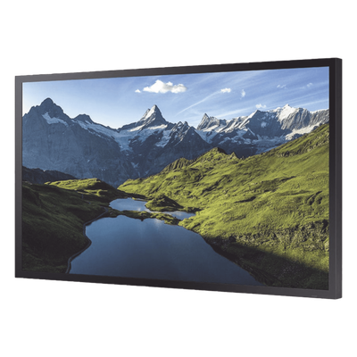 OH75A - Pantalla LED Profesional para Exterior / 75" / 4K UHD / 3500 cd/m² / IP56 / Vidrio Templado 5T / 24/7 / HDBaseT