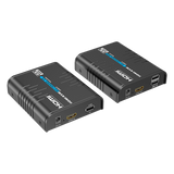 TT473KVM - Extensor KVM HDMI / 4K 60 Hz / 120 m (393.7 ft) con CAT6 / 18 Gbps / HDCP 2.2 / Latencia 120-170 ms / IPColor Stream / Matriz 256x256