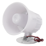 SF-520A - Sirena Cableada / 110 dB / 15 W / 12 VCC / Diseño Compacto 110 × 100 × 113 mm
