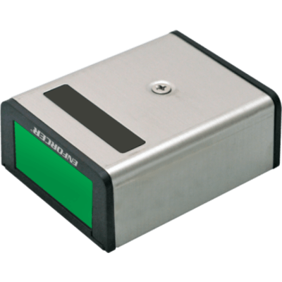 SS079CMK2 - Botón / Interruptor de Liberación de Puerta / Reed Switch de Alta Confiabilidad / Relevador NO/NC/COM / 0.2 A @ 12 VDC / Botón Verde y Rojo Reemplazable  / Cubierta de Acero Inoxidable / Terminales de Tornillo / Montaje Bajo Escritori