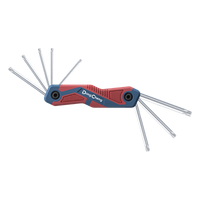 D093103 - Juego de Llaves Hexagonales Torx® / 8 Piezas / Acero Cr-V / Diseño Navaja Compacto / T9 a T40