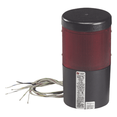 LSL-024-R - LED para torre de Señalización LITESTAK / Modelo LSL-024-R / 24VDC / Módulo de Luz Roja / 0.76A / Montaje en Tubería o Superficie
