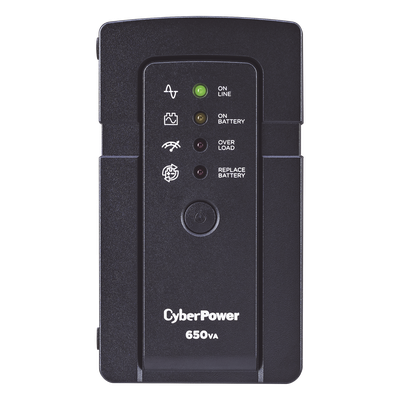 RT650 - UPS de 650 VA/400 W, Topología Standby, Compacto, Entrada 120 Vca NEMA 5-15P, Con 3 Tomas Respaldo/Protección y 3 Tomas Solo Protección NEMA 5-15R