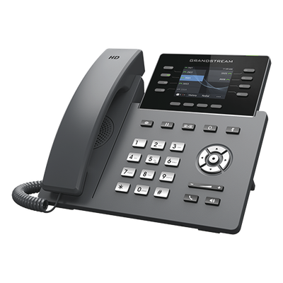GRP2624 - Grandstream Networks GRP2624 teléfono IP Negro 8 líneas TFT Wifi, Terminal con conexión por cable, En banda, Fuera de banda