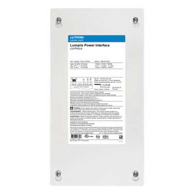 LUPH3A - Interfaz de Alimentación LED / 120-277 V a 24 V / Hasta 3 Controladores Inalámbricos / 15 m (49.2 ft) de Tira LED / RadioRA 3